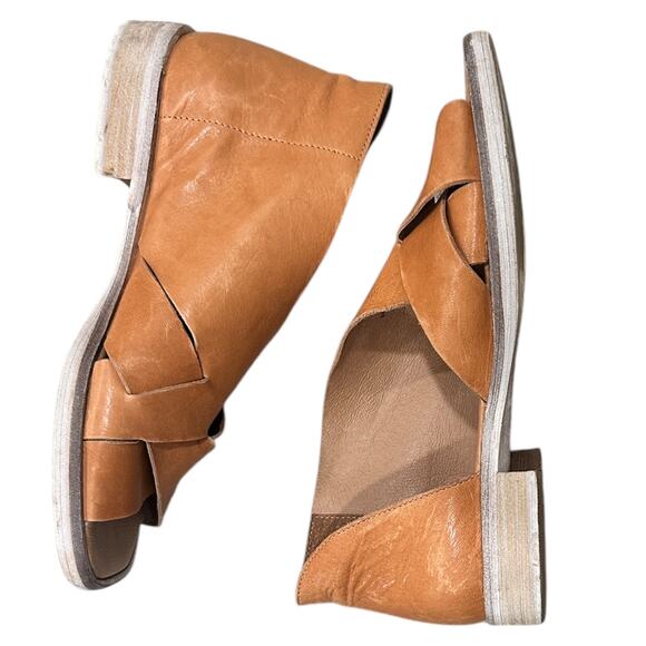 Free People Sun Valley Slip on Sandals In Natural Tan - Picture 7 of 11